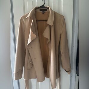 Forever 21 Tan Trench Coat Timeless Design